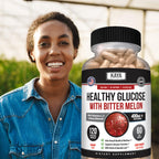 Kaya Naturals Healthy Gluco with Bittermelon Supplement | Support Healthy Levels and Function, 20 Herbs Vitamins and Minerals, Alpha Lipoic Acide, Cinnamon, Vitamin C & E, Non-GMO (120 Count)