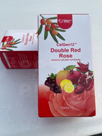 Affluence Global CelGen12 Double Red Rose Natural Immune Support Supplement, Mixed Fruit Blend, 15 Sachets, 10ml