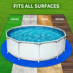 21FT Round Pool Liner Pad for Above Ground Pools, Thickened Puncture-Resistant Under Mat, Heavy-Duty Underlayment, Outdoor Tarp Protector for Concrete/Lawn, Pool Floor Base Pad, Extends Liner Life