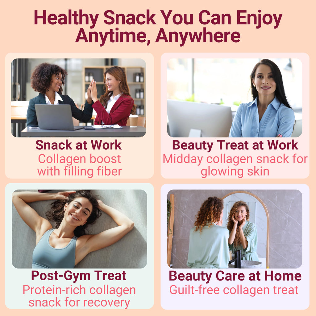 High-Fiber Keto Snacks, Healthy Snacks for Adults, Collagen Protein Keto Snack, Healthy Fiber Snack Gummies, Gluten Free No Sugar Low Calorie Low Carb Fat Free Gummy Candy, Bovine Collagen Peptides