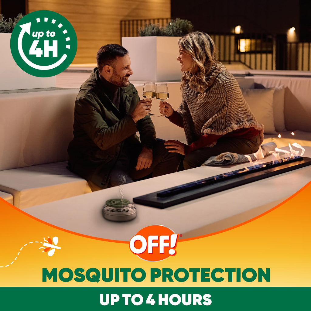 OFF! Backyard Outdoor Mosquito Repellent Coil Starter Pack, Perfect for Outdoor Patios, Country Fresh Scent, 3 Piece