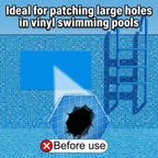 Extra Large Pool Liner Repair Patch, 2.79 x 4.1 Ft Self-Adhesive TPU Waterproof Patch Repair Kit for Above Ground Pools, Inflatable Pools, Pool Floats, Bounce Houses