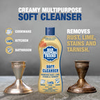 Bar Keepers Friend Soft Cleanser Liquid (2 x 13 Ounce) Multipurpose Cleaner & Rust Stain Remover for Stainless Steel, Porcelain, Ceramic Tile & More
