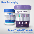 [5 pack] Prime Screen 14 Panel Urine Drug Test Cup - Instant Testing Marijuana (THC),OPI,AMP, BAR, BUP, BZO, COC, mAMP, MDMA, MTD, OXY, PCP, PPX, TCA