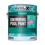 INSL-X Waterborne, Semi-Gloss Acrylic Pool Paint, Aquamarine,1 Gallon,128 Fl Oz (Pack of 1)