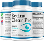 Retina Clear Pro Capsules - Retina Clear Pro Advanced Eye Health Support Pills, Natural RetinaClear Supplement Vitamins Overall Wellness & Support Reviews, 60 Capsules for 1 Month