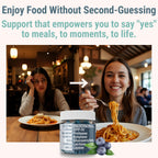 Gluten & Lactase Digestive Enzyme Gummies – Lactase Pancreatic Enzymes with DPP‑IV Lipase Gluco‑Amylase Lactase, Drops Chewables Capsules Pills Powder Supplement Alt, Pancreatic Support, for Kids