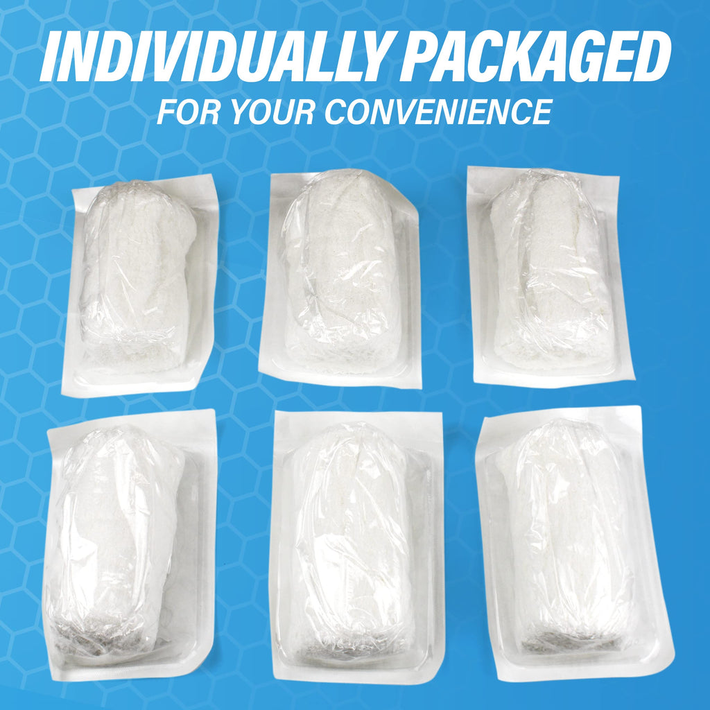 Gauze Rolls-kerlix Cotton Gauze Bandage Rolls -6 ply-STERILE - 4 Inches X 12 feet -Extra Absorbency - Medical Gauze Bandage -6 Rolls - Latex Free -Each roll Individual Wrapped-Hospital Grade Quality