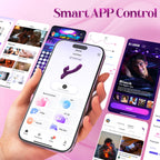 Toendi Sucking Vibrator Rabbit Sex Toy, Nipple Clit Sucker Thrusting Dildo