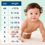 Pampers Pure Baby Diapers, Size 5 (27+ lbs), 132