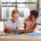 Sillbird Solar Building Robot Kit STEM Gift for Boys Aged 8-13, DIY Science Educational Toys for Kids Teens Birthday, 12-in-1 Solar or Battery Powered Robotic Set with 197 Pieces