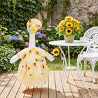 Porch Goose Summer Outfit for 23 Inch Statue, Sunflower Porch Goose Outfit