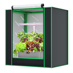 VIVOSUN Small Grow Tent for Aerogarden 20"x14"x21" Mylar Tent