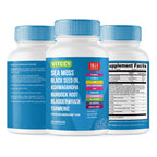 Viteey Sea Moss Capsules with Black Seed Oil - 16in1 MineralGuard