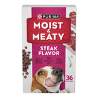 Purina Moist & Meaty Soft Dog Food Pouches, 36 ct