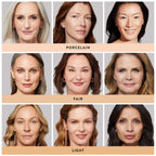 LAURA GELLER NEW YORK Baked Double Take Powder Foundation - Fair - Buildable Medium to Full Coverage - Matte Finish