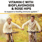 Viva Naturals Vitamin C, 1000 mg, 250 Vegetarian Capsules – with Citrus Bioflavonoids & Rose HIPS, Non-GMO for Immune Support & Antioxidant Protection