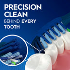 Oral-B Pro Clean Cross Action Toothbrushes, Deep Plaque Removal, 6 Count