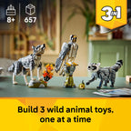 LEGO Creator 3 in 1 Forest Animals: Gray Wolf 31393