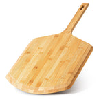 Pizza Peel 16 Inch, Natural Bamboo Pizza Board for Transferring & Serving