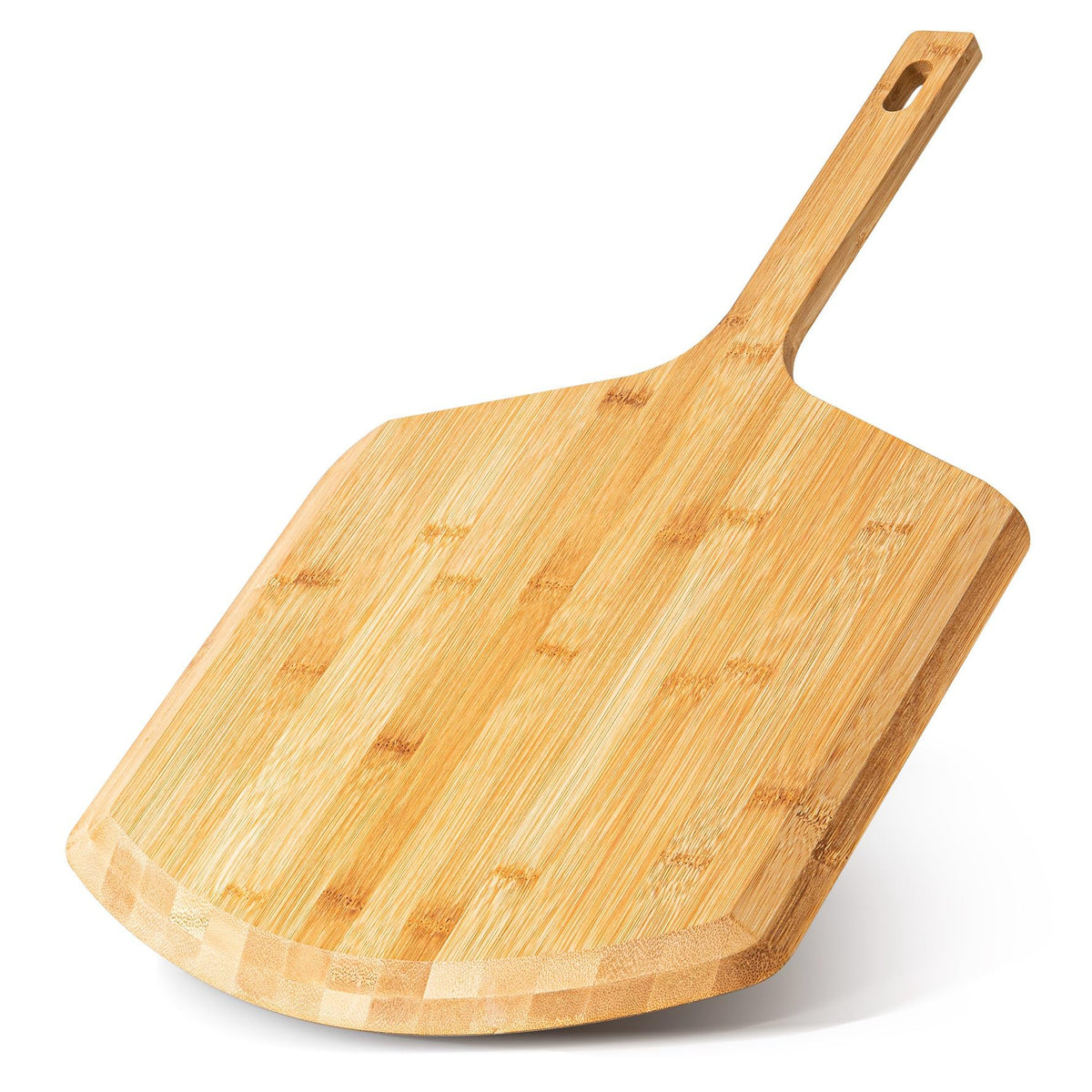 Pizza Peel 16 Inch, Natural Bamboo Pizza Board for Transferring & Serving