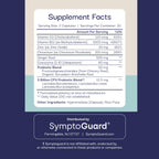 SymptoGuard Natural GLP-1 Supplement Support Vitamin for Digestive Comfort and Energy Levels with Pre and Probiotics, Vitamin D3/B12, Chromium and Ginger Root – 60 Capsules (30 Day Supply)