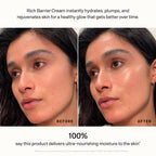 Versed Daily Recovery Rich Barrier Cream - Moisturizer Face Cream for Dry, Sensitive and Easily Irritated Skin - Facial Moisturizer with Glycerin and Multi-Lipid Complex, 1.5oz