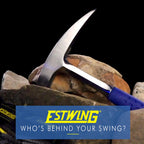ESTWING Rock Pick - 22 oz USA Made Geology Hammer with Pointed Tip & Shock Reduction Grip - E3-22P