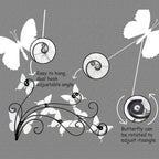 POXOHO Metal Butterflies Outdoor Decor, Indoor & Outdoor Decor, 22"×13.3"