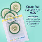 SpaLife Cooling Cucumber Eye Pads | Korean Dark Circles & Puffy Eyes Treatment | Nourishing Cucumber Eye Pads | Eye Mask for Puffy Eyes Daily Depuffing Eye Patches | 48 Count