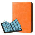 TCGUARD Trading Card Binder, 9 Side Loading Pocket Card Album Hold Up to 540 Cards, Zipper Binder for Cards Collection, TCG Card Holder for Game Card, Sports Card, Yugioh, MTG etc. (Orange 9)