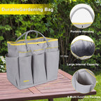 Carsolt 10Pcs Heavy Duty Stainless Steel Garden Hand Tools Set for Planting