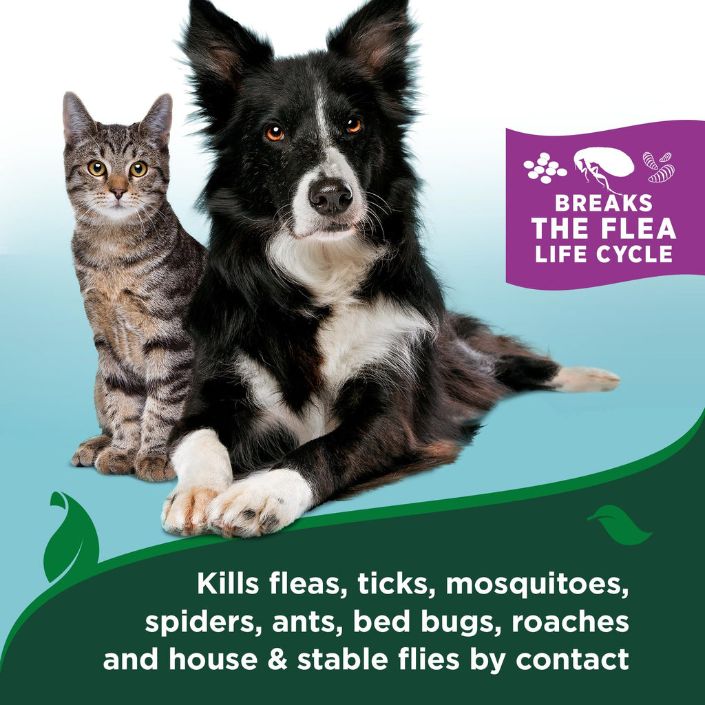Vet's Best Flea & Tick Indoor Home Spray for Cats, Cotton Spice, 32 oz