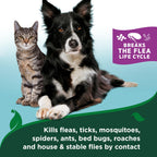 Vet's Best Flea & Tick Indoor Home Spray for Cats, Cotton Spice, 32 oz