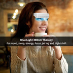 670nm Red Light Therapy Glasses for Eye Comfort & Visual Wellness – 2-in-1 Wearable Red & Blue Light Therapy Glasses, UV-Free, for Good Sleep, Energy & Focus