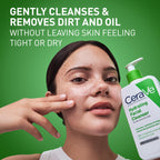 CeraVe Hydrating Cleanser with Hyaluronic Acid, Gentle Face Cleanser,19oz