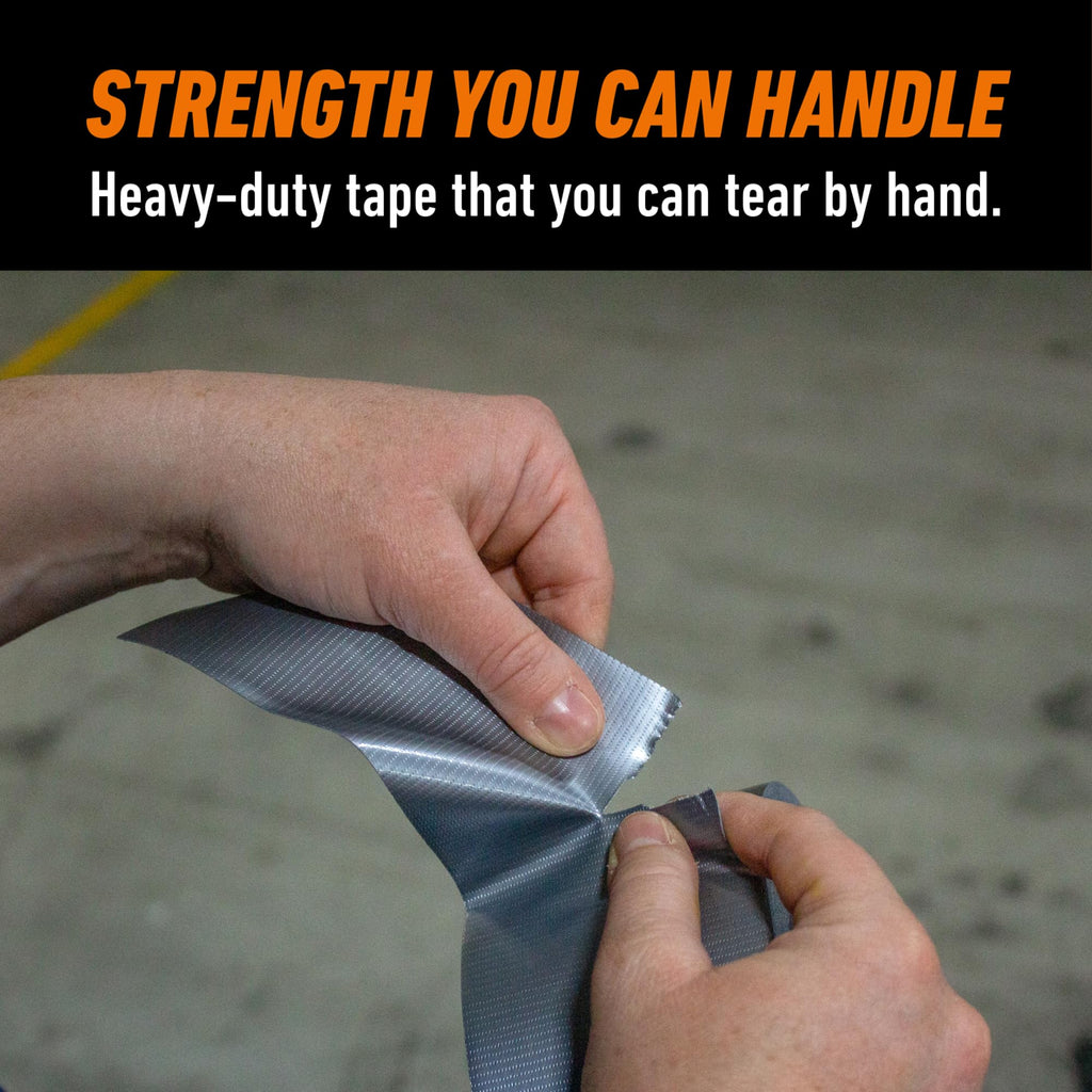GORILLA Tough & Wide Heavy Duty Duct Tape, Silver, 2.88" x 25 yd, 1-Pack