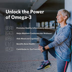 Cooper Complete - Advanced Omega 3 - Fish Oil Supplement, Concentrated EPA + DHA Omega-3 Fatty Acids 1400 mg - 60 Softgels per Bottle. Pack of 3