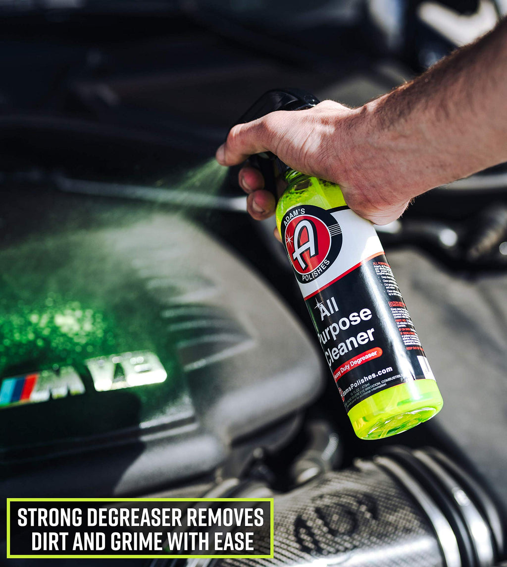Adam's Polishes All Purpose Cleaner (Gallon) - Professional Heavy Duty Industrial Cleaner & Degreaser | Cuts Heavy Grease & Tar | Car Detailing, Tire Cleaner, Engine Cleaner, Wheel Cleaner