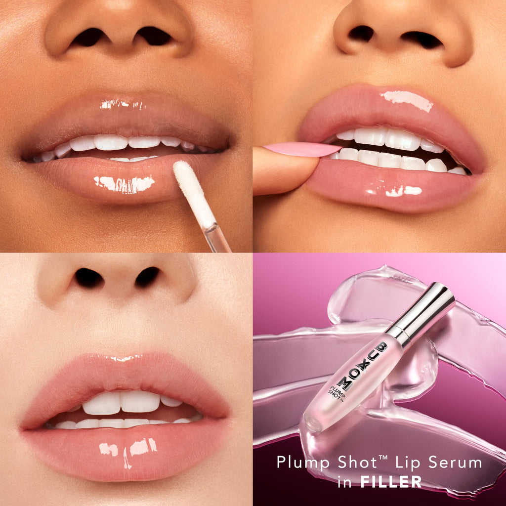 BUXOM Power-Full Plumping Lip Balm, Tinted Lip Balm Plumper, Enhancing Lip Moisturizer, Hydrating & Smoothing Peptide Lip Treatment, Cruelty-Free, Filler, Celeste, Big O