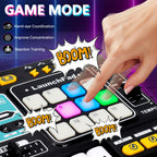 Tsomtto Kids DJ Mixer Table Musical Toy with Lights & Bluetooth