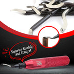 AFA Tooling - Deburring Tool with 41 High Speed Steel Blades - Works on Metal, Resin, PVC Pipes, Copper, Plastic and 3D Printed Edges - Plumbing & 3D Printing Burr Removal Reamer Tool