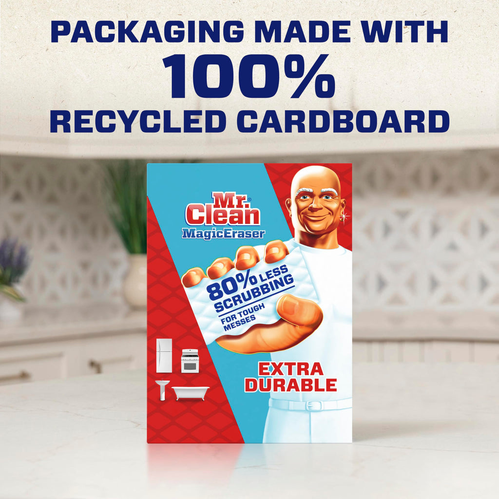 Mr. Clean Magic Eraser, Extra Durable | Multi Purpose Cleaner | 10 Count, Pack of 4