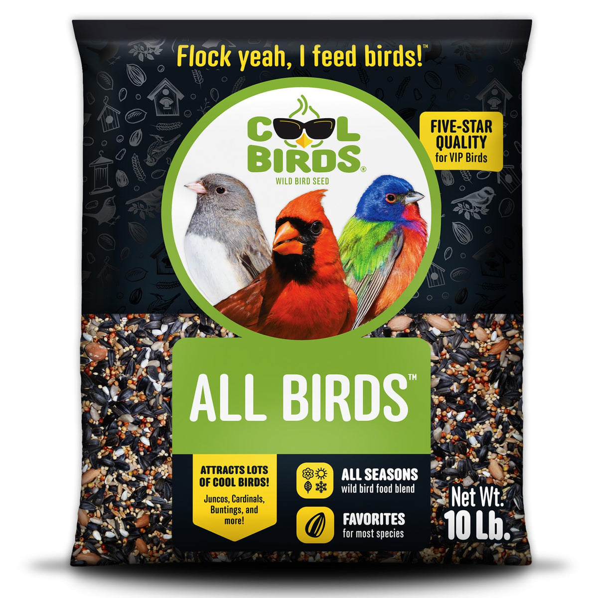 Cool Birds All Birds Wild Bird Seed, 10 lb