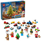 LEGO City Advent Calendar 2025 Kids Toy - Holiday Countdown Playset W/Santa & Mrs. Claus Minifigures for Boys & Girls, Ages 5+ - 24 Buildable Surprises - Gift Idea for Christmas - 60475