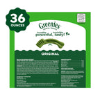 Greenies Regular Dental Dog Treats, Original Chicken Flavor, 36 Count