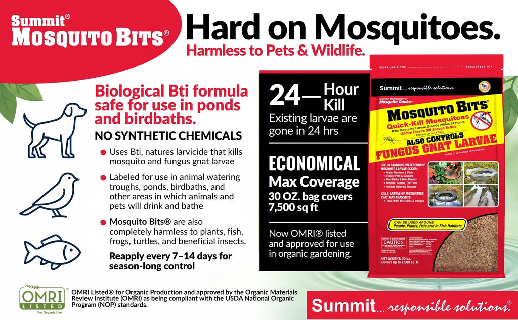 SUMMIT CHEMICAL CO 117-6 30OZ Mosquito Bits