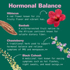 Kuli Kuli Her Power Superfood Drink Mix (4.23oz) - Powerful Blend of Chasteberry, Black Cohosh, Hibiscus & Baobab for Hormonal Balance - Eases Symptoms of PMS & Menopause