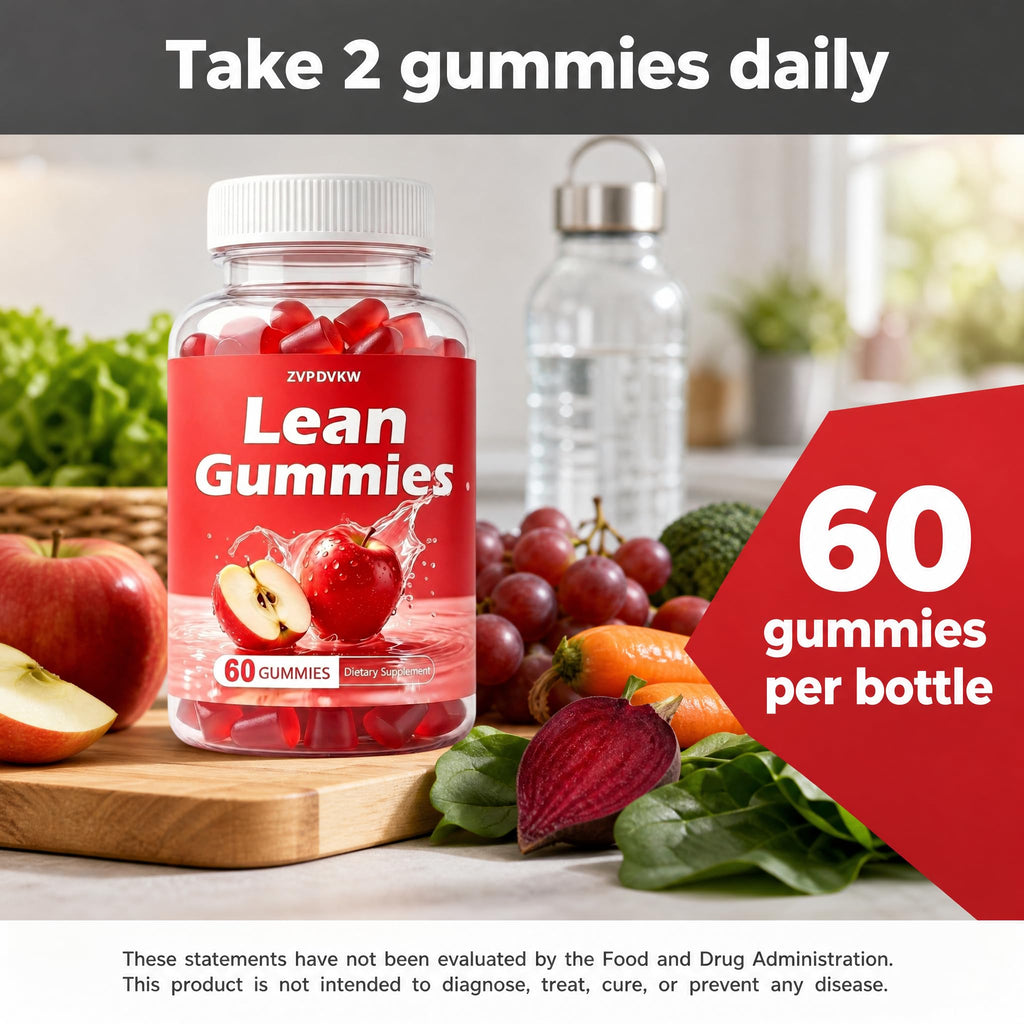 ZVPDVKW Jelly Multivitamin Lean Gummies, Daily Nutrition Support, 60 Count