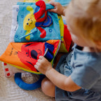 Melissa & Doug K’s Kids My First Activity Book 8-Page Soft Book for Babies and Toddlers Early Learning Developmental Plush Soft Activity for Babies and Toddlers